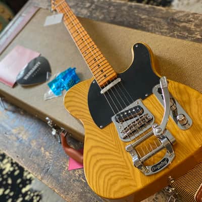 Very Rare Fender Limited Edition 2024 Japanese Domestic Only FSR 1950's Telecaster Ash/Maple w/ Factory Bigsby Japan image 4