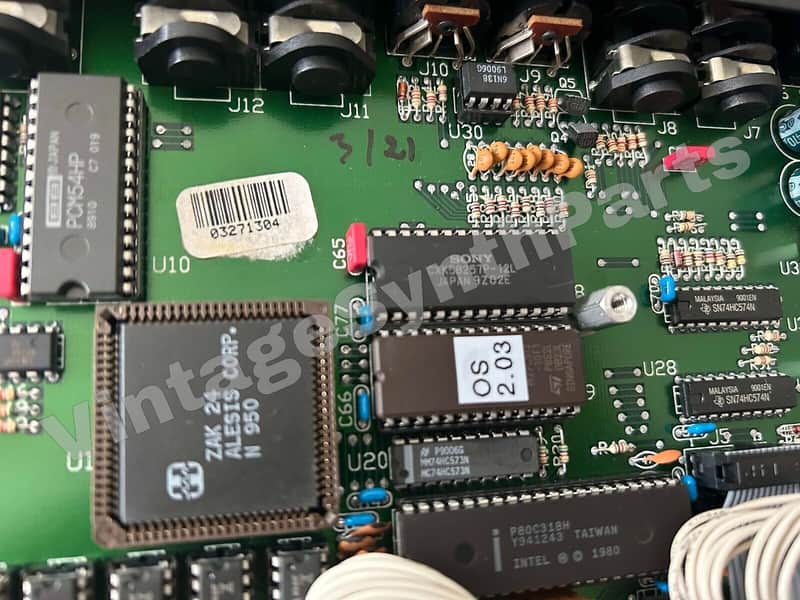 Alesis Quadraverb OS upgrade: V 2.03 (to Quadraverb Plus) Eprom Update Firmware Rom image 1