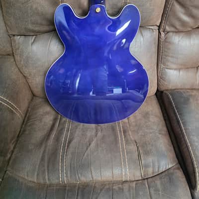 Epiphone Sheraton II Pro with Pau Ferro Fretboard 2019 - Midnight Sapphire with hard case image 9