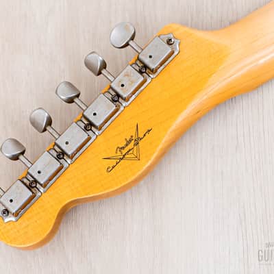 Fender Custom Shop '58 Telecaster Journeyman Relic Sunburst w/ V Neck, Figured Ash Body image 5