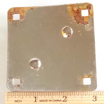 Gretsch Diamond Ride Tom Shell/Bass Drum Rail Mount Bracket Nickel Broadkaster40 image 2