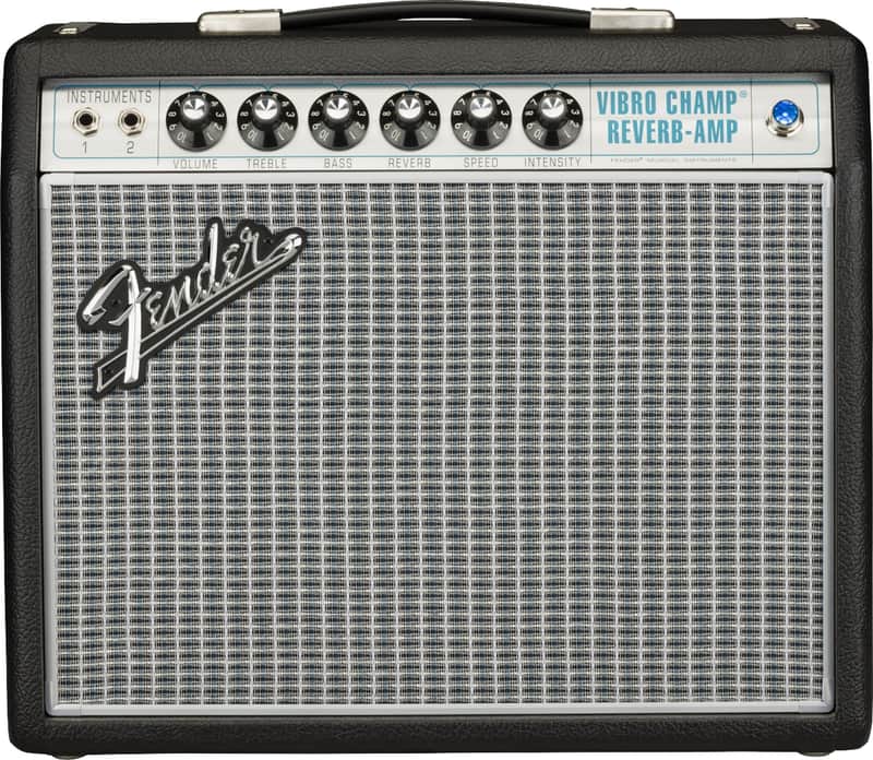 Fender '68 Custom Vibro Champ Reverb 1x10" 5-watt Tube Combo Amp image 1