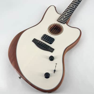 2021 Fender American Acoustasonic Jazzmaster - Arctic White image 2