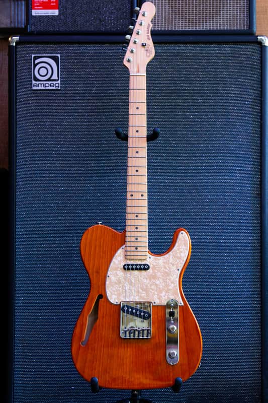 G&L ASAT Classic Semi-Hollow 1999 - Clear Orange image 1