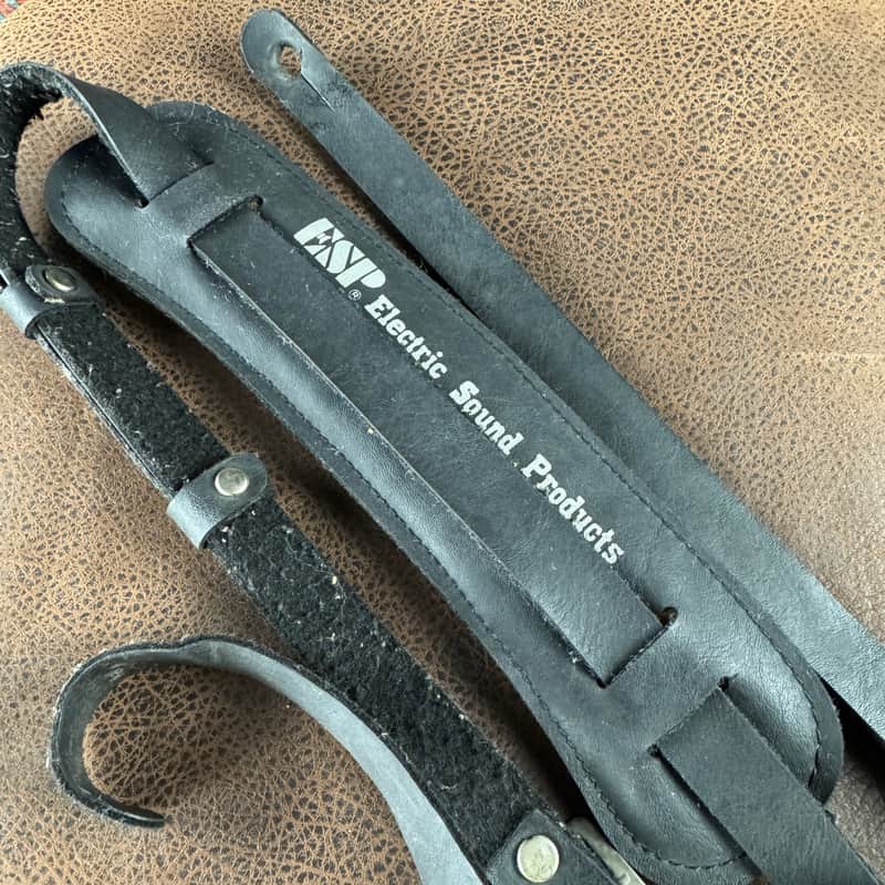 1980s ESP Guitar and Bass Strap Black