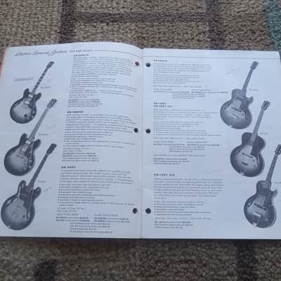 Vintage 1962 Gibson Full-Line Catalog! Rare, Original Case Candy, Paperwork! image 5