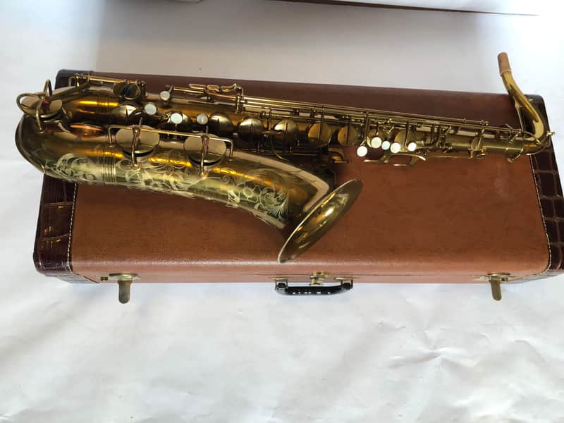 1945 Buffet Crampon SA 18 - 20 Tenor Saxophone vintage overhauled image 1