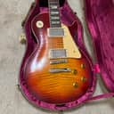 Highly Figured Top! 2022 Gibson Demo Shop Custom Shop 1959 Les Paul Reissue r9 - Factory Burst VOS - 8.52 pounds