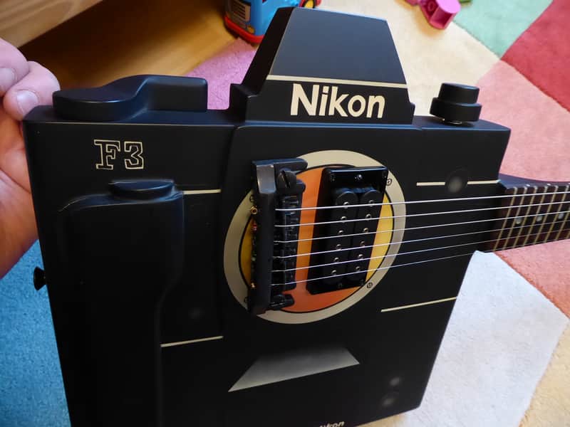 Jackson USA San Dimas Nikon F3 camera custom shaped guitar 1984 Custom Finish J0201 image 1