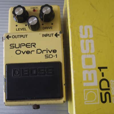 Boss SD-1 Super Overdrive 1981 - 1988 Made In Japan | Reverb