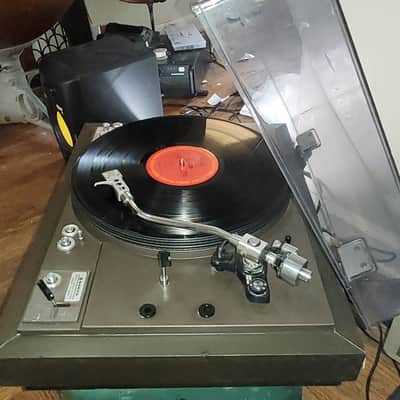 TURNTABLE STEREO SYSTEM Sanyo TP-825D DIRECT DRIVE AUTO W/ORTOPHON CART 70s KENWOOD RECEIVER +STUDIO MONITORS 1976 image 6
