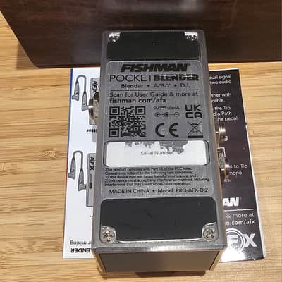 Fishman AFX Pocket Blender Mini AB/Y Guitar Pedal 2024 image 6