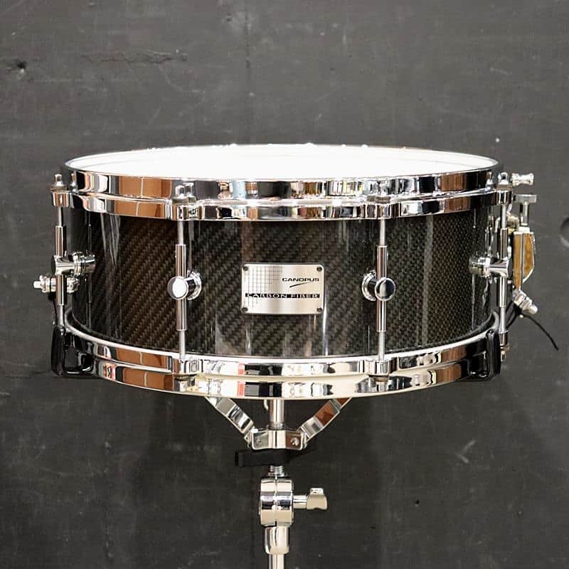 CANOPUS USED ​​CF-1455 [Carbon Fiber 14''×5.5'' Snare Drum] image 1