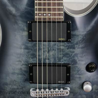 Schecter C-1 Platinum - See-Thru Black Satin image 5