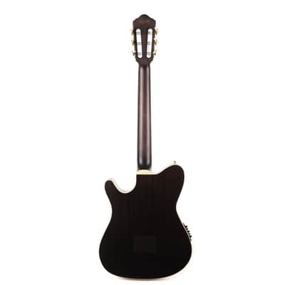 Ibanez TOD10N Tim Henson Signature Nylon Acoustic-Electric Transparent Black Flat image 3