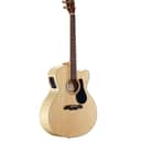 Alvarez AJ80CE Artist Series  Jumbo Acoustic-Electric Guitar - Natural