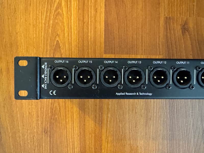 ART P16 Rackmount 16-Channel Balanced XLR Patchbay - Black (Unit E) image 1
