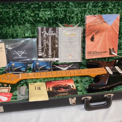 Fender Custom Shop David Gilmour Stratocaster NOS 2008 - 2021 - Black over 3-Color Sunburst image 1