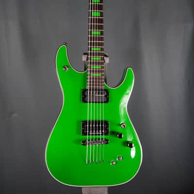 Schecter Kenny Hickey C-1 Electric Guitar w/ Sustainiac - Steele Green (221) image 4