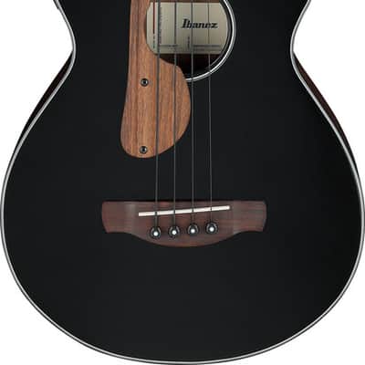 Ibanez AEGB24EBKH - 4 String Acoustic Electric Bass Guitar - Black High Gloss (AEGB24EBKH) image 15