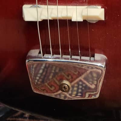 RARE! Guyatone (Heit) Bradford PU-1 Bloodburst w/ Sharktooth Pickup 1966-67 Japan image 14