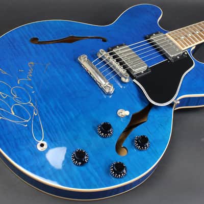 Gibson ES335 2001 Beale Street Blue image 5