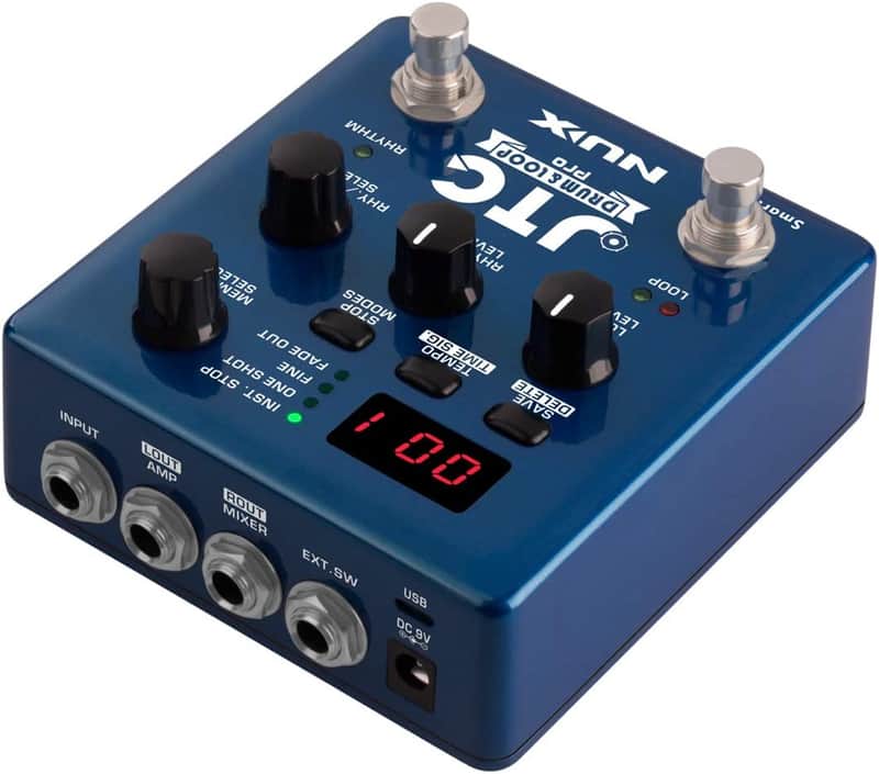 NUX JTC PRO Drum Loop PRO Dual Switch Looper Pedal image 1