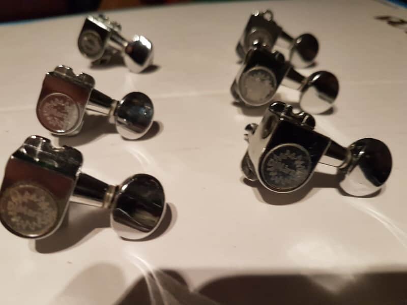 80's DIMARZIO TUNERS YNGWIE STYLE CHROME image 1