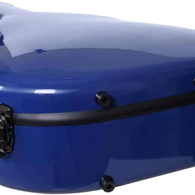 Crossrock Cases Molded Strong Fiberglass Hard Case For Acoustic Dreadnought Guitars In Navy Blue image 2
