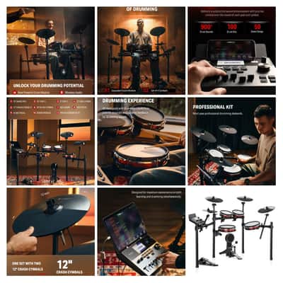 Donner DED-300X Electronic Drum Kit image 2