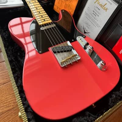 2025 Fender Custom Shop ‘54 Telecaster TCP Time Capsule - Faded Aged Fiesta Red image 1