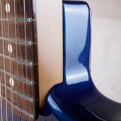 Fender Deluxe Series Acoustasonic Stratocaster 2003 Sapphire Blue Transparent w/ Bag image 13