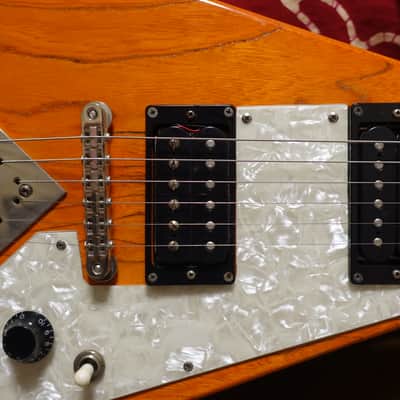 1980 Aria Pro II FV-800 Japan Vintage Flying V Type Electric Guitar MIJ image 4