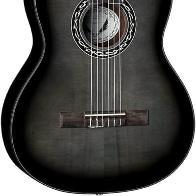 Dean Espana Classical Nylon Full Size Guitar, Black Burst (EC BKB) image 1