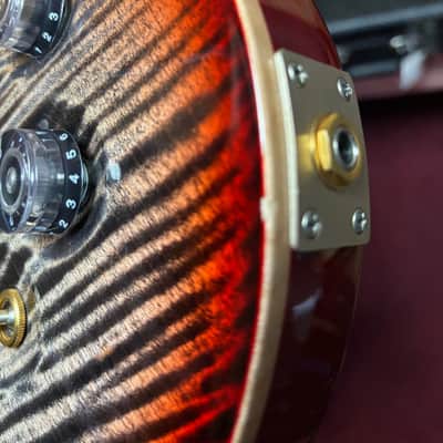 2022 PRS DGT 10-Top Charcoal Cherry Burst w/case image 6