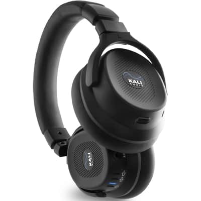 Kali Audio HP-1 Multi-reference Studio Headphone with Bluetooth, 40hr long battery life, over ear noise cancelling with Mic, for mixing, monitoring, audio production, gaming,  3 selectable voicings image 8