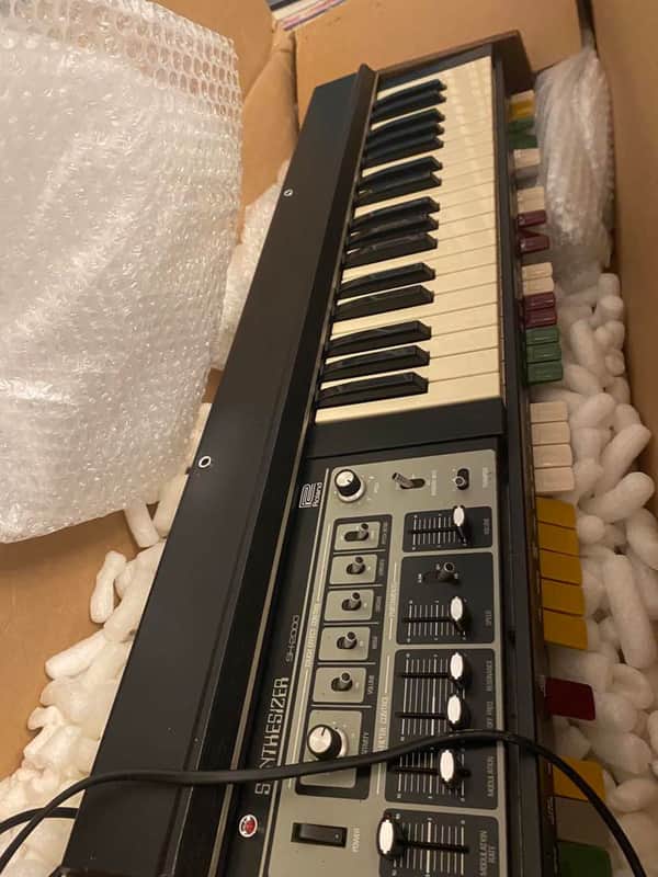 Roland SH-2000 37-Key Synthesizer 1973 - 1978 - Black/Wood image 1