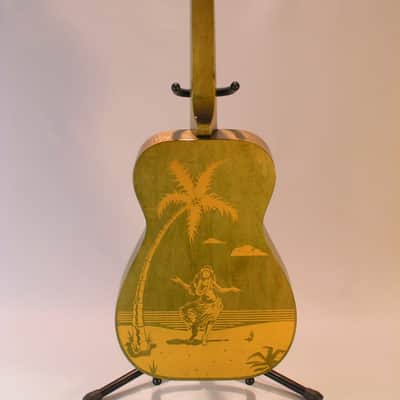 Dobro bois manche carré model Hula Blues de 1987 image 6