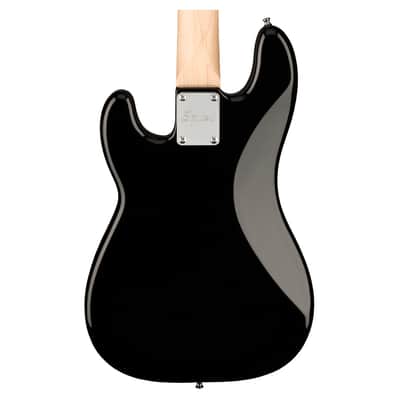 Squier Mini Precision Bass - Black w/ Laurel FB image 7