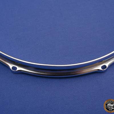 Slingerland Chrome Over Steel 14" Hoop 8 Holes Niles Vintage No.2 image 3