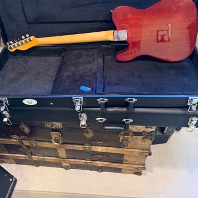 Lung semi hollow tele Custom Telecaster style 2025 - Surf green relic w/ OHSC image 6
