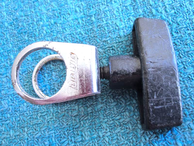 Ludwig Stand Hardware Collar Joint U-Clamp C-Bracket - Vintage image 1