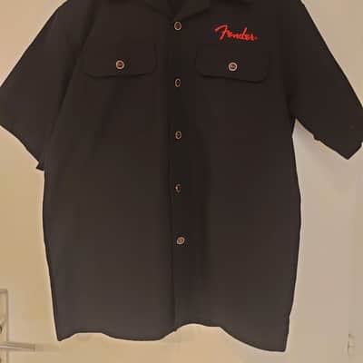 Fender Shirt Bowling Style - Black Elaborately embroidered image 2