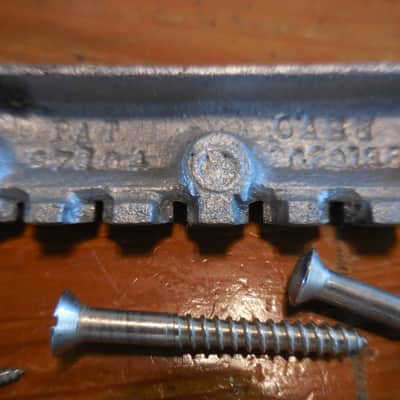 Harmony Silvertone Lapsteel Tailpiece and Cover w/all hardware 1940's image 5