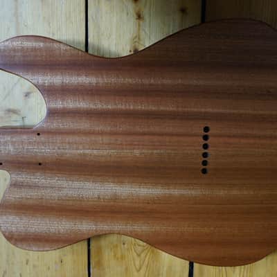 Custom Parota & Sapele Tele Body / Book-matched Parota Tele left handed telecaster 2022 image 2