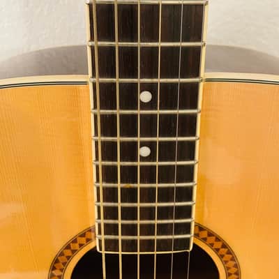 Washburn  F-10S Acoustic Folk Guitar Solid Spruce Top Mahogany Back Sides 2020 Natural/Cherry image 12