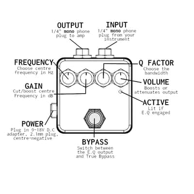 nanoPara parametric EQ pedal - 5x5cm image 4