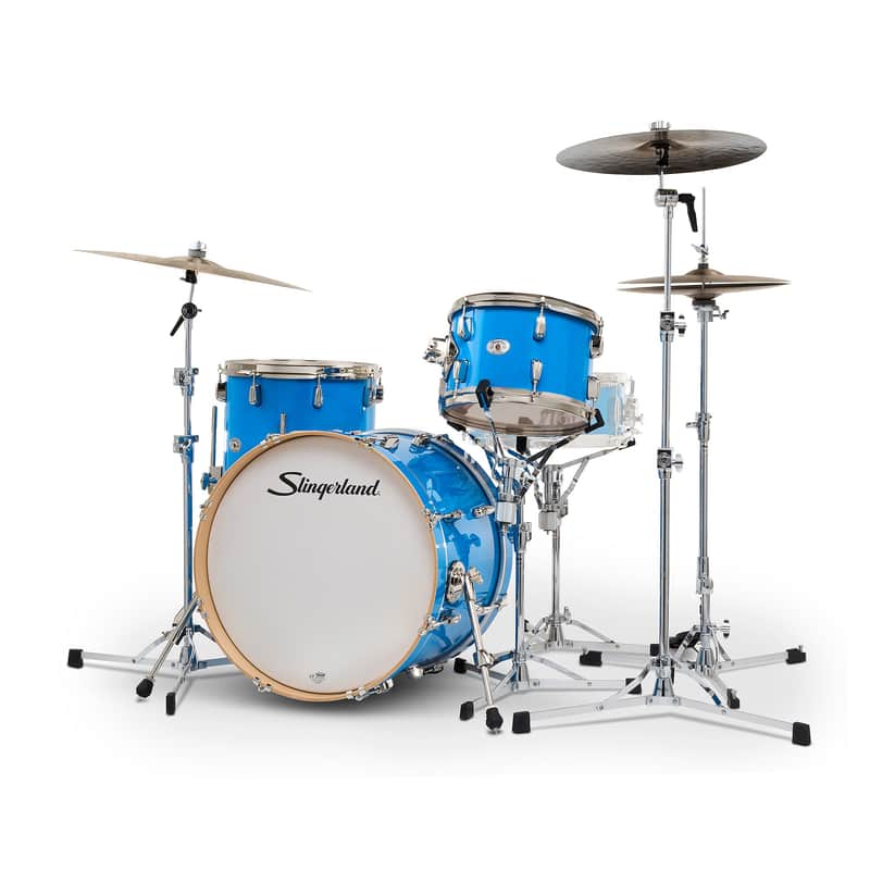 Slingerland Studio King 12/14/20 3pc. Drum Kit Lunar Blue image 1