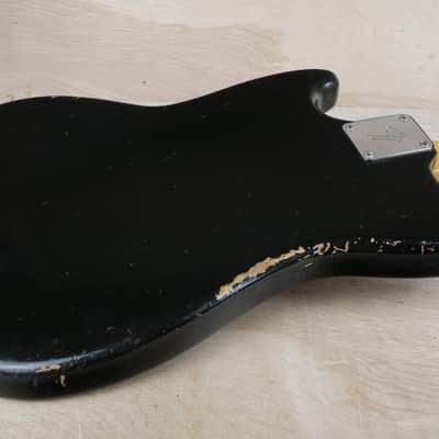 Fender Musicmaster Bass 1977 Black Vintage USA w/ Gig Bag image 6