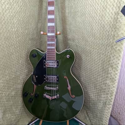 Gretsch G2622LH Streamliner Center Block with Laurel Fretboard, V-Stoptail Left-Handed 2019 - Present - Torino Green image 4